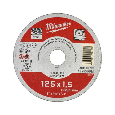 DISC TAIERE METAL 125x1.5MM SCS41