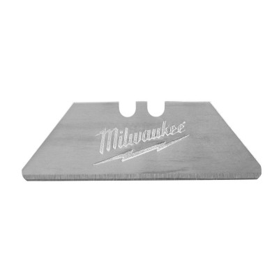 Set 5 de lame cutit utilitar pentru carton (rotunjite), lungime 62 mm, latime 19 mm, Milwaukee, cod 48221934