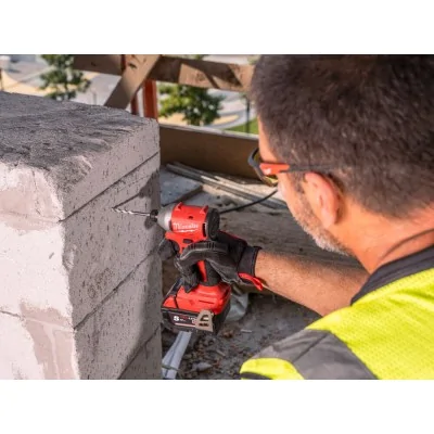 Masina de insurubat compacta cu impact M18 BLIDRC-0, prindere 1/4" HEX, cuplu 190 Nm, Milwaukee, cod 4933492839