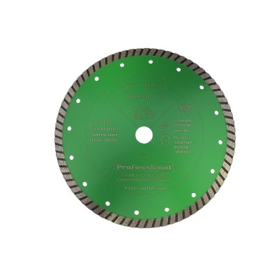 Disc diamantat pentru tăiere materiale de construcții TG Green 230 mm Atlas Diamant, cod 1730230022TG10