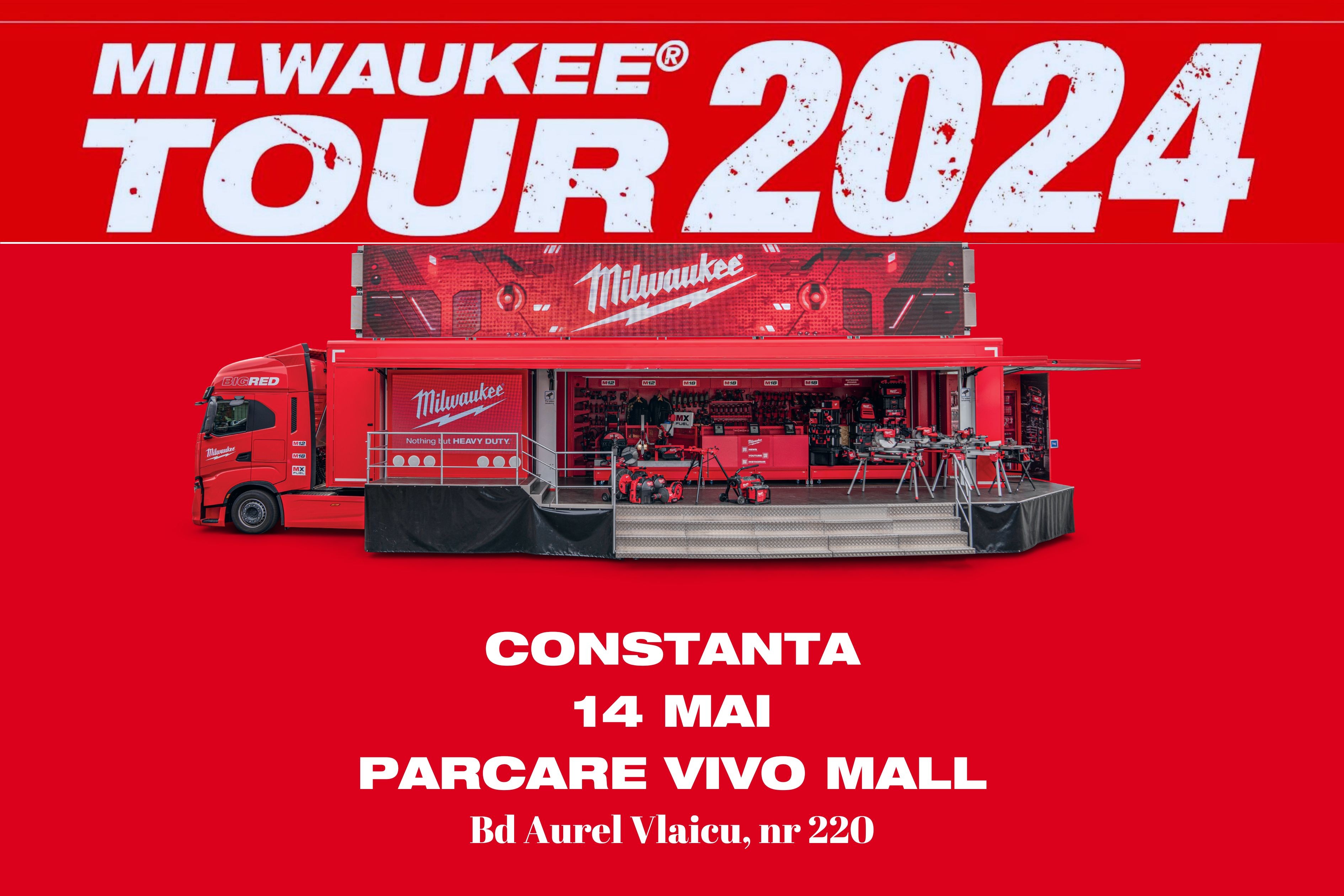 BIG RED MILWAUKEE TRUCK TOUR 2024: In drum spre Constanta!